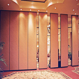 MDF Board Laminated Fireproof Sliding Rotating Movable Partition Wall For Hotel