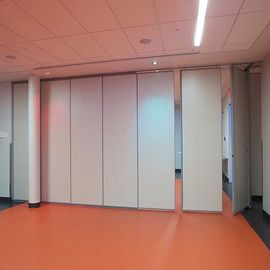 Wooden Sliding Sound Proof Partitions / Meeting Room Movable Wall Panel