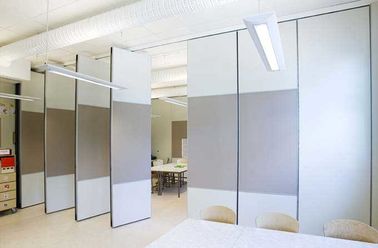 Decorative Surface Operable Folding Partition Walls ,  Sound Insulation Partition Panel