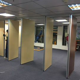 85mm Thickness Removable Wooden Partition Wall / Folding Room Partitions