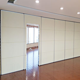 Melamine Finish Folding Partition Walls For Banquet Hall / Ballroom