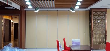 Hotel Removable Wall Partitions Floor To Ceiling Sliding Aluminium Track System