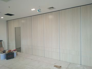 Ballroom Movable Partition Walls Fabric Surface Top Hung With No Floor Track