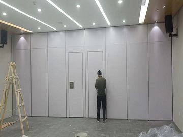 Melamine Finish Movable Operable Sound Proof Partitions For Auditorium / Office