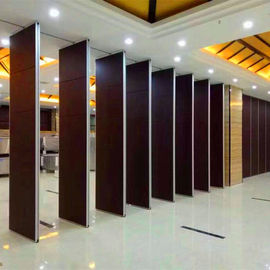 Sound Proof Movable Partition Wall , Operable Sliding Folding Wall Dividers For Wedding Hall