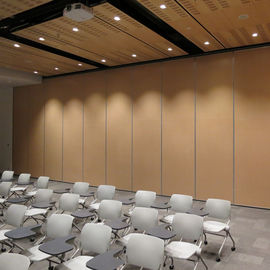 Hotel Rolling Mobile Partition Wall / Acoustic Movable Soundproof Partition Wall