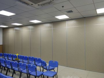 Hotel Rolling Mobile Partition Wall / Acoustic Movable Soundproof Partition Wall