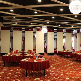 Banquet Hall Acoustic Insulation Sliding Partition Walls No Floor Tracks