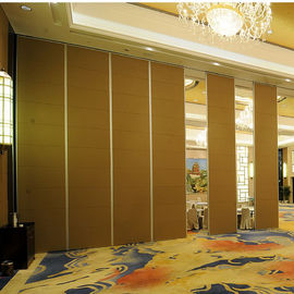 Banquet Hall Acoustic Insulation Sliding Partition Walls No Floor Tracks