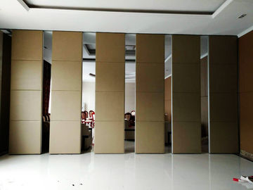 Aluminium Hardware Retractable Sliding Partition Walls For Banquet Hall