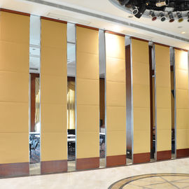 Sound Proof Room Partition Material Aluminum Frame Sliding Folding Movable Wall For Hotel