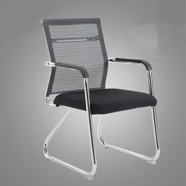 Staff Bow Back Net Mesh Seat Ergonomic Office Chair For Meeting Room / Home