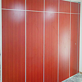 Aluminum Frame Leather Finish Movable Partition Walls Max Height 18000mm