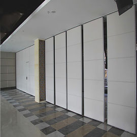 Plastic Wood Office Panel Movable Partition Walls / Aluminum Wall Partition