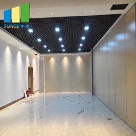 Plastic Wood Office Panel Movable Partition Walls / Aluminum Wall Partition
