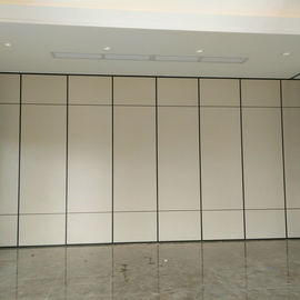 Mobile Acoustic Restaurant Partition Wall With Fabric Wrap MDF Surface