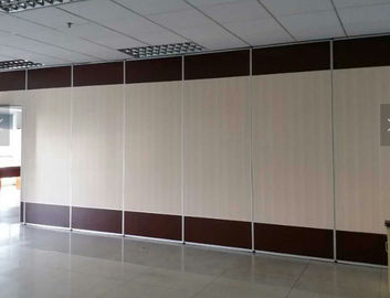 Hotel Restaurant Sliding Acoustic Partition Wall / Hanging Soundproof Room Dividers Partitions