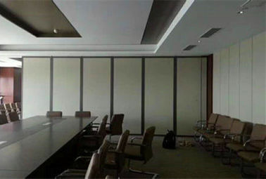 OEM Acoustic Partition Wall 85 MM Demountable Separation Shutter Removable Sliding Wooden Panels