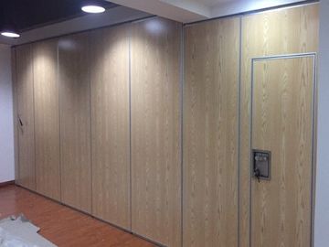 Melamine Faced MDF Or Plywood Acoustic Movable Walls Environmental E1 Grade