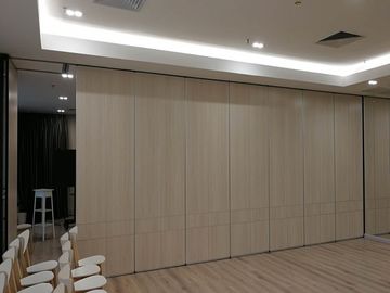 Melamine Faced MDF Or Plywood Acoustic Movable Walls Environmental E1 Grade