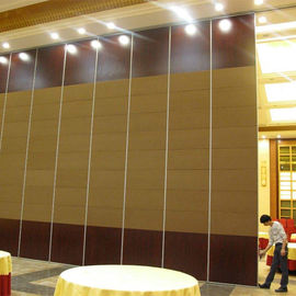 Aluminum Sliding Folding Banquet Hall Partitions / Movable Wall Dividers