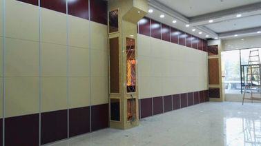 Operable Wall Sliding Aluminium Track Folding Sound Proof Partitions For Ballroom
