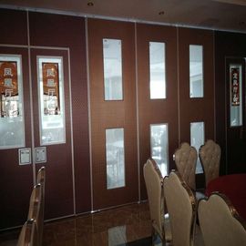 Soundproof Movable Partitions Mobile Folding Partition Wall For Hotel Hall