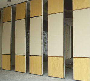 Aluminium Sliding Acoustic Room Dividers Office Removable Partitions For Conference Room