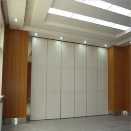 School Operable Movable Doors Sliding Folding Wood Partitions Wall On Wheels With Storage