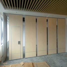 Hotel Folding Wooden Restaurant Soundproof Movable Partitions Walls