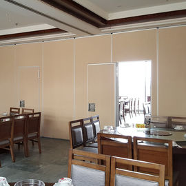 Hotel Folding Wooden Restaurant Soundproof Movable Partitions Walls