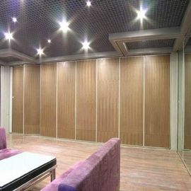 Hotel Interior Fabric Design Sliding Folding Acoustic Partition Wall For Classroom