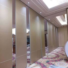 Acoustic Wooden Movable Operable Folding Partition Wall For Banquet Hall