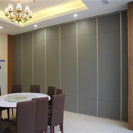 Aluminum Frame Banquet Hall Sliding Partition Walls For Soundproof Movable Walls