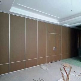 Aluminium Track Acoustic Movable Walls Hotel Folding Sliding Partition Walls