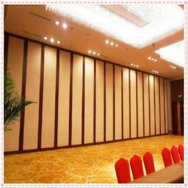 Multi - Function Room Sound Proof Movable Walls Folding Partitions With Aluminum Tracks