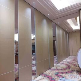 UK Meeting Room Folding Soundproof Collapsible Partition Wall With Track And Roller System