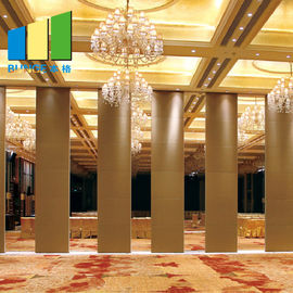 Hotel Banquet Room Operable Movable Partition Walls / Soundproof Partition Divider