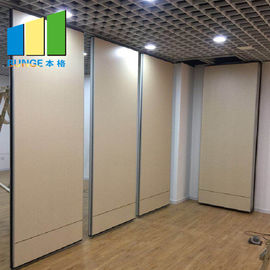 UK Meeting Room Folding Soundproof Collapsible Partition Wall With Track And Roller System