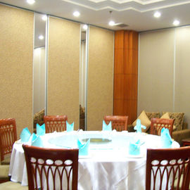 Dubai Dinner Room Temporary Movable Partition Walls Restaurant Wooden Acoustic