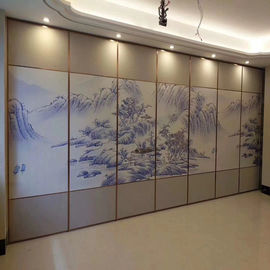 Customized Movable Wall Folding Partition Walls Painted Different Pictures