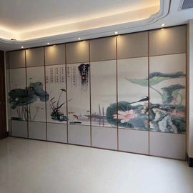 Customized Movable Wall Folding Partition Walls Painted Different Pictures