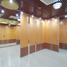 85MM Aluminum Frame Sound Proof Partitions Melamine Surface Movable Wall