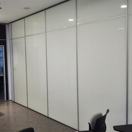 85MM Aluminum Frame Sliding Partition Walls Movable With Melamine Surface