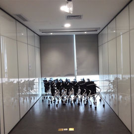 85MM Aluminum Frame Sliding Partition Walls Movable With Melamine Surface