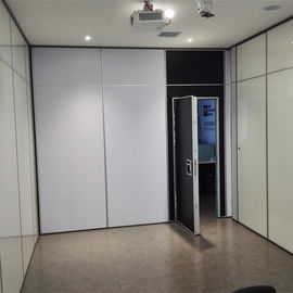 85MM Aluminum Frame Sliding Partition Walls Movable With Melamine Surface