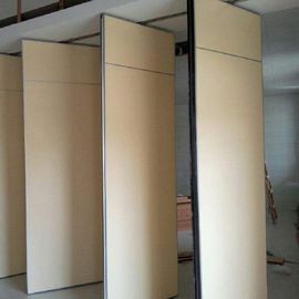 Function Interior Office Portable Wood Movable Partition Walls With Aluminum Track System