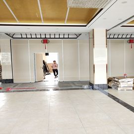 Philippines Operable Wall System Wood Sliding Folding Acoustic Partitions For Conference Hall