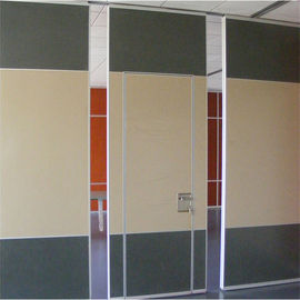 Movable Partition System Acoustic Sliding Walls With Door For Convention Hall