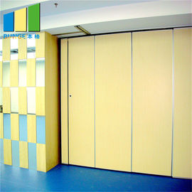 Aluminum Profile Collapsible Folding Manual Movable Sliding Partition Walls For Hotel